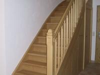 Holztreppe geschlossen